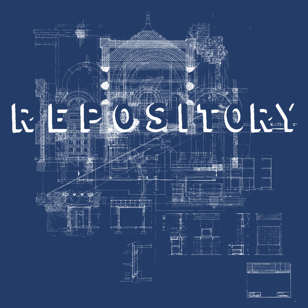 elements of architecture swirling around the word repository